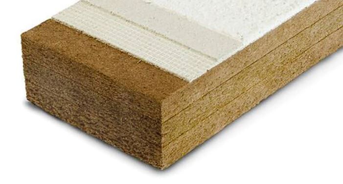 40 mm Holzfaser-Dämmplatte Protect H putzfähiges Dämmelement,4-stg. Nut+Feder