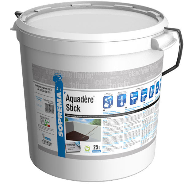 SOPREMA Aquadere Stick, lösemittelfreier Elastomerbitumen-Emulsion