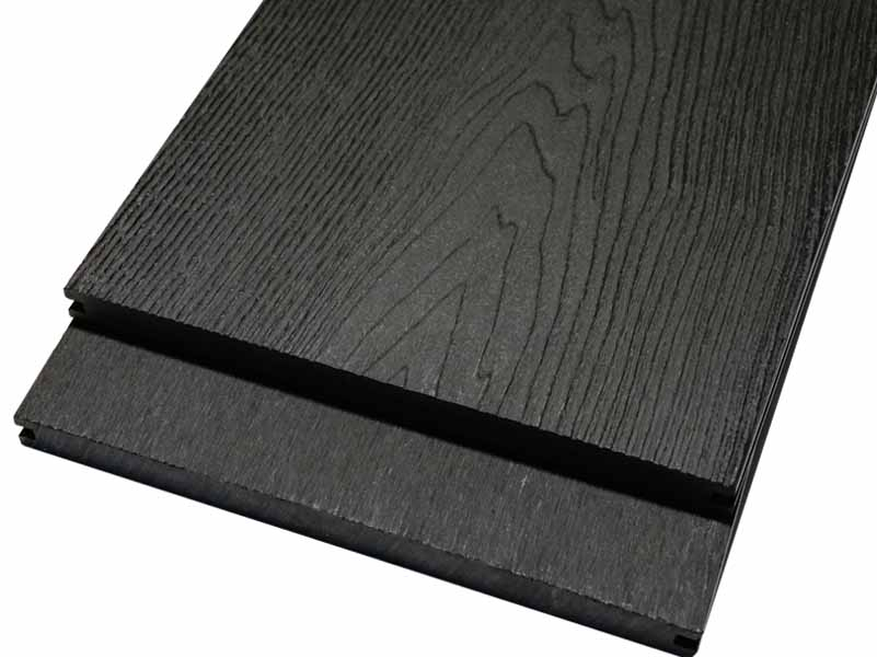 18x249 mm THEVAgardenWPC-Terrassendiele massiv, gebürstet/Holzstruktur, Anthrazit