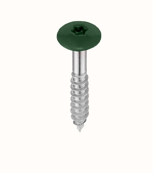 5,5 x 35 mm Fassadenschrauben, A4, Torx, für ComPlan, Paket á 250 Stk., 12mm Kopf