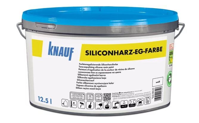 KNAUF Siliconharz-EG-Farbe farbtonegalisierende Siliconharzfarbe