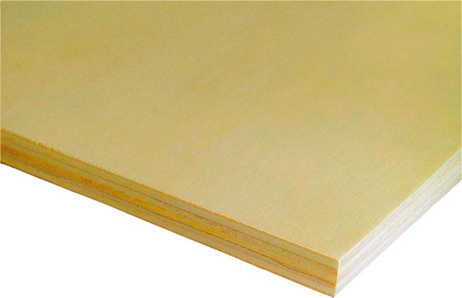 3 mm Pappel-Furnierplatten Qualität B/BB, nach EN 636-1 (IF20 E1),