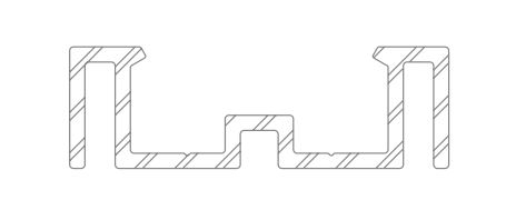 50 x 16 mm ALU-Unterkonstruktion für WPC-Terrassendielen