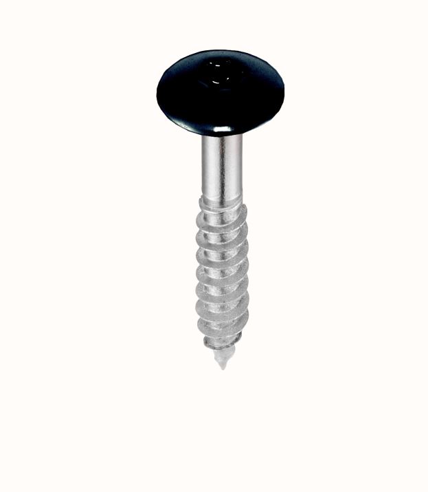 5,5 x 45 mm Fassadenschrauben, A4, Torx, für ComPlan, Paket á 250 Stk., 12mm Kopf