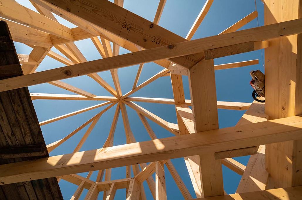 Konstruktionsvollholz Fi./Ta. S10 N-S-I alls. egalisiert, trocken   60 x 120 mm