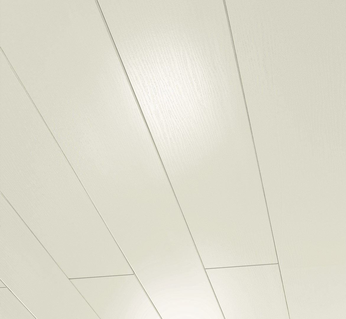 12mm Parador Dekor-Paneele"Rapido Click" Esche weiß glänzend geplankt