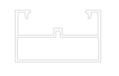 50 x 30 mm ALU-Unterkonstruktion für WPC-Terrassendielen