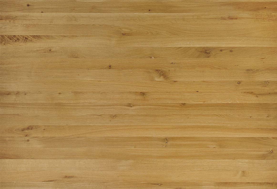 19 mm Möbelbauplatten Eiche Markant durchgeh. Lamellen, lebendiger Charakter