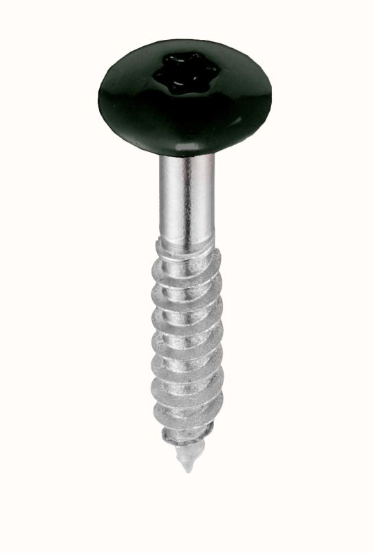 5,5 x 35 mm Fassadenschrauben, A4, Torx, für FunderMax, 12mm Kopf, Pak.á 250 St.