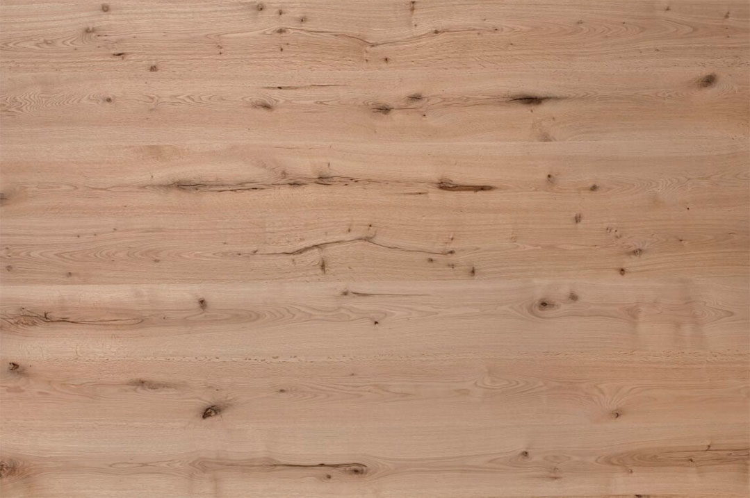 40 mm europlac RUSTICA Table Board massive edelholzfurnierte Leimholzplatte