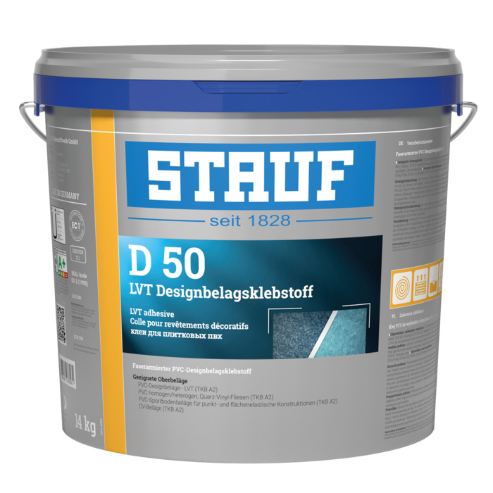 STAUF D 50, faserarmierter PVC-Designbelagsklebstoff
