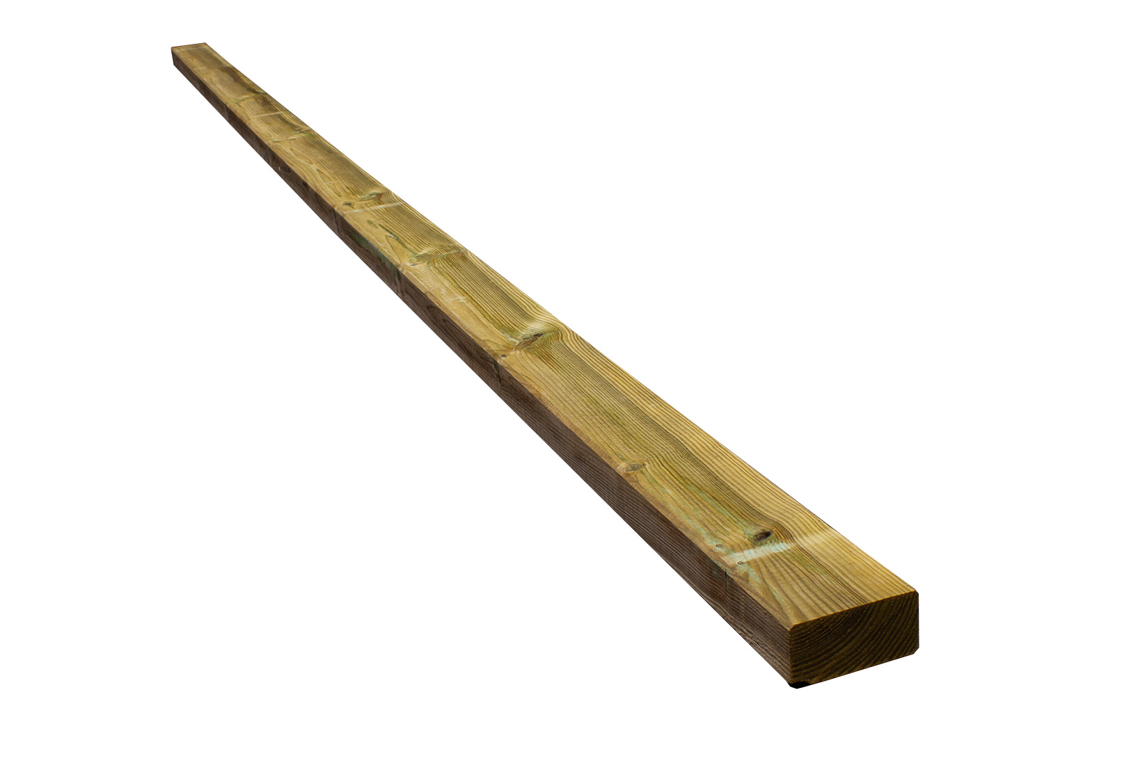 Fichte allseitig gehobelt + gefast KDI grün, 60 x 120 mm
