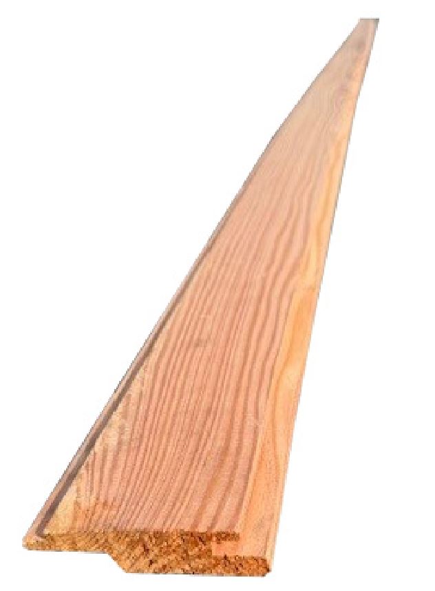 21 x 96 mm europ. Lärche Rhombusprofil Typ R mit N+F, unbehandelt, Kanten ger.