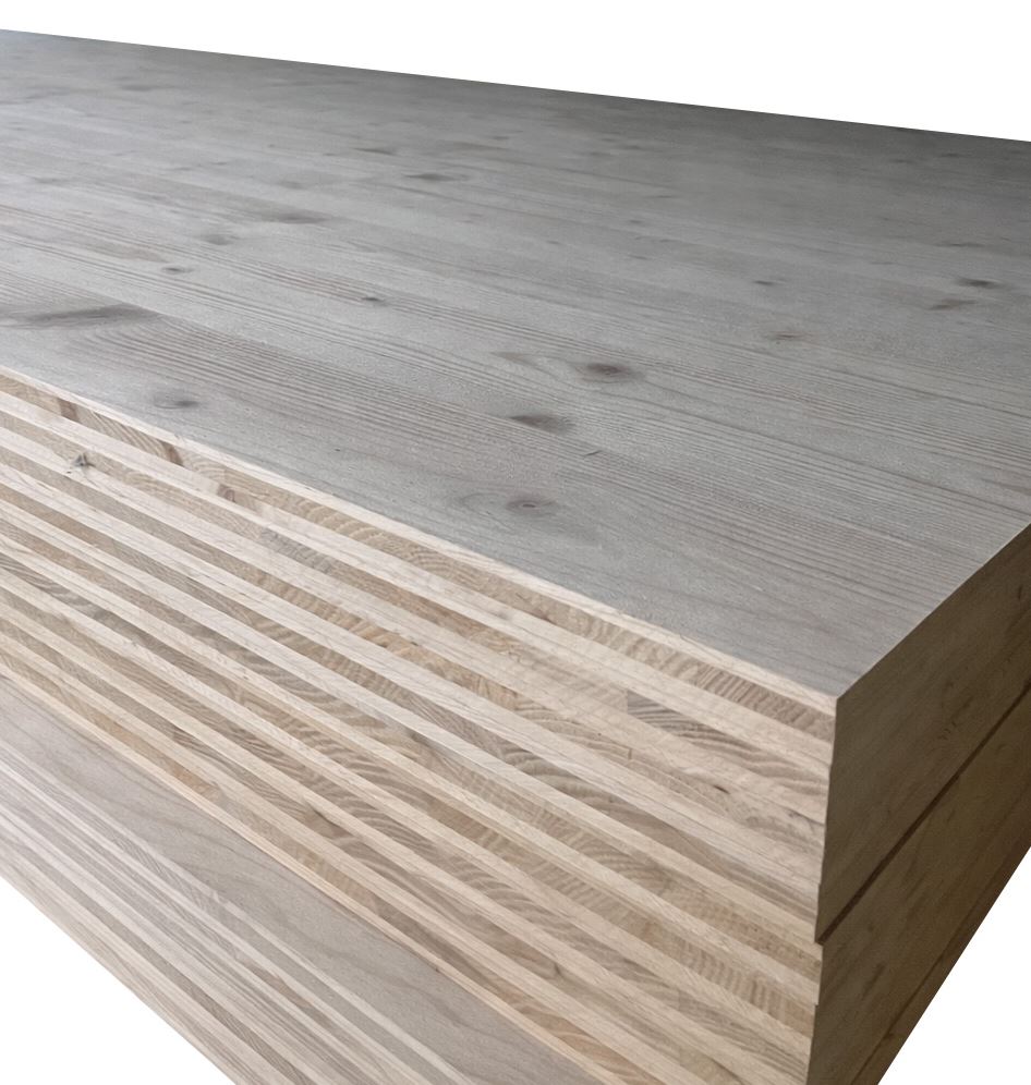 19 mm Fichte 3-Schichtplatten, mit Keilnut und Feder Profil mit 2mm Fase