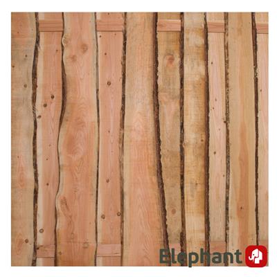 Bretterzaun "Country" Douglasie 18 mm Bretter, sägerau, V2A gefertigt