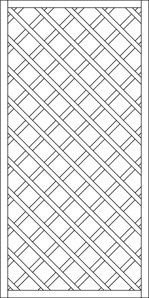 Rankgitter KDI grün, gerade, diagonal