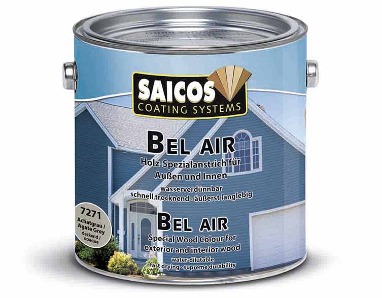 SAICOS Bel Air H20 Garten- u. Fassadenfarbe, Achatgrau