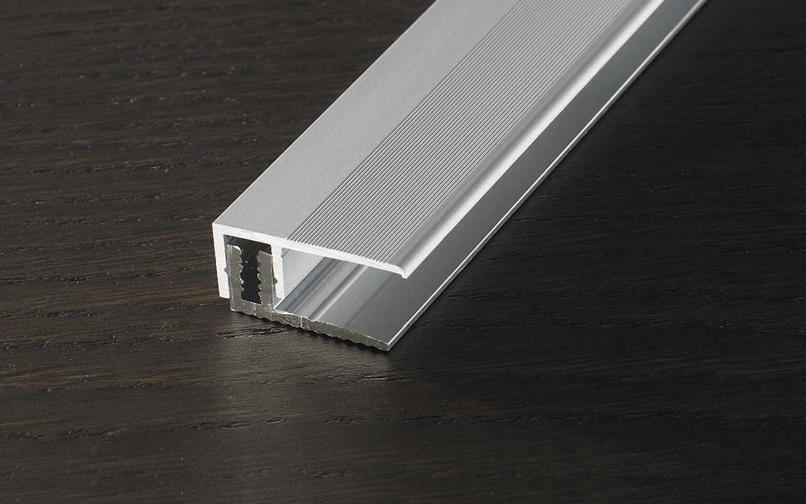 Provario Universal Abschlußprofil, Alu 7-18 mm silber