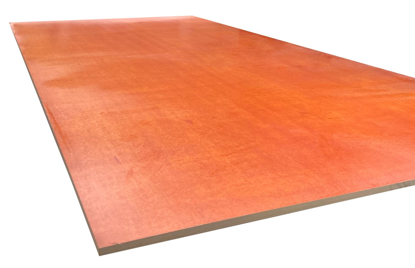 18 mm Dekor Multiplex Sperrholz beids. hellbrauner Phenolharzfilm glatt