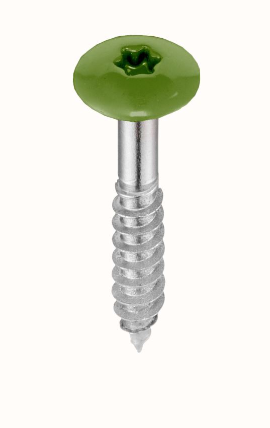 5,5 x 35 mm Fassadenschrauben, A4, Torx, für FunderMax, 12mm Kopf, Pak.á 250 St.