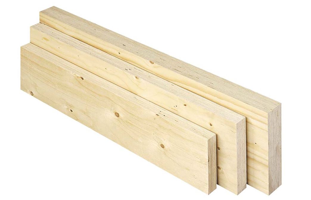 KERTO® LVL S, 57 x 180 mm, egalisiert (Light Calibrated sanding = +0/-2mm)