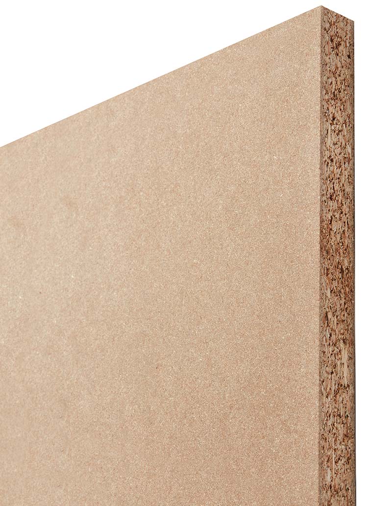 25 mm Feinspanplatten P2 V20 E1