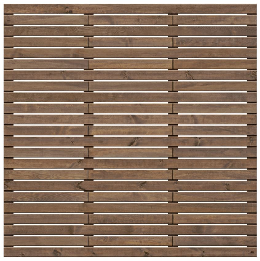 Lattenzaun "Modern", Kiefer KDI 25 x 70 mm Riegel, 13 x 70 mm Lamellen
