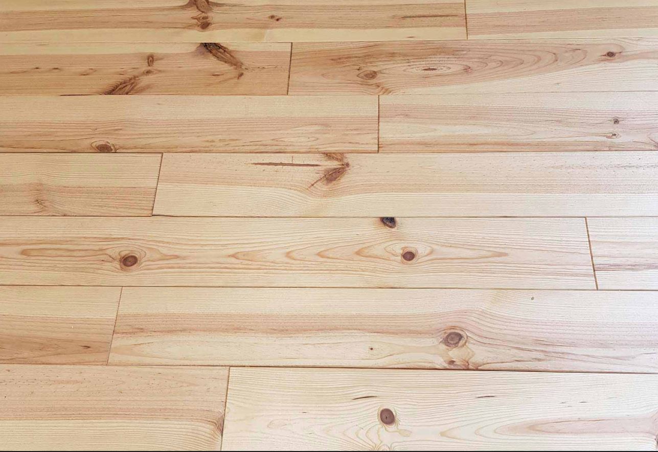 21 x 170 mm PAVET Massivholzdielen Seekiefer, roh, rustikal (Mixte), B-Ware